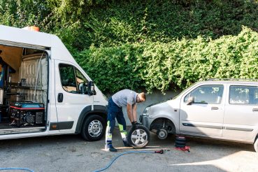 Mobil gumiszerelés és defektjavítás